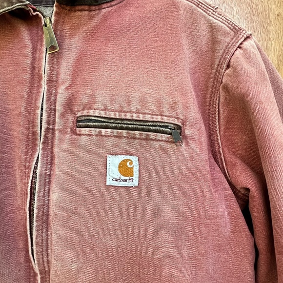 RARE Vintage Dusty Pink Carhartt Jacket - Picture 2 of 6